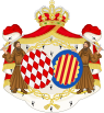 Coat of Arms of Antoinette, Princess of Monaco.svg