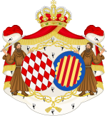 Description de l'image Coat of Arms of Antoinette, Princess of Monaco.svg.