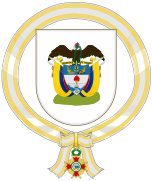 Coat of Arms of Marco Fidel Suárez (Order of Isabella the Catholic).svg