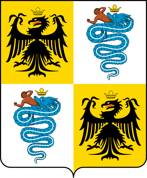 File:Coat of arms of the House of Sforza.svg