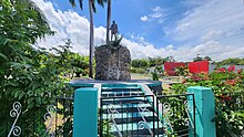 Statue of Christopher Columbus St. Ann's Bay, Jamaica ColumbusPedastal20231003 115258.jpg