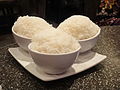 Cooked white rice