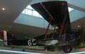 1918 Curtiss Jenny JN-4D, currently on display at the Denver International Airport. This version restored by the Antique Airplane Association of Colorado.