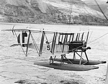 A U.S. Navy R-9. Curtiss R-9L on hoist of seplane tender c1920.jpeg