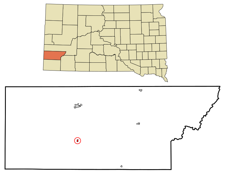 File:Custer County South Dakota Incorporated and Unincorporated areas Pringle Highlighted.svg