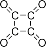 Structuurformule van cyclobutaantetron