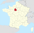 Positionnement géographique du département de l’Eure-et-Loir en France