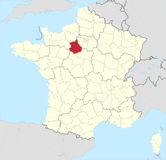 Eure-et-Loirの位置