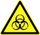 Warning of biohazard