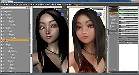 Скриншот программы Daz Studio