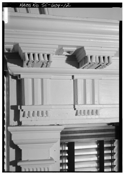 File:DETAIL, PALLADIAN WINDOW DENTIL WORK - Lancaster County Courthouse, 104 North Main Street at Dunlap Street, Lancaster, Lancaster County, SC HABS SC,29-LANC,1-12.tif