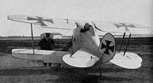 View showing poor forward visibility. DFW T.28 Floh WW1 fighter 2.jpg