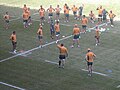 Français : Entraînement public, à Montpellier, des joueurs de rugby à XV australiens. 2 septembre 2007.2