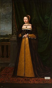 Margaret Tudor, Queen of Scotland by Daniel Mytens