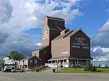 Dawson Creek Art Gallery in einem ehemaligen Getreideheber.