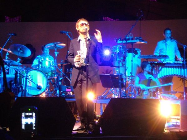 The Divine Comedy performing at the Summer Sundae festival in 2007.