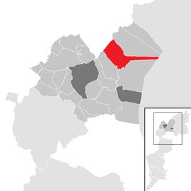 Poloha obce Donnerskirchen v okrese Eisenstadt-okolie (klikacia mapa)