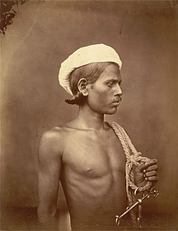 Portret muškarca iz Dusada iz 1860, Bengal.