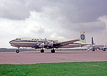 Douglas DC-6B N5024K Pan Am OO-SDG at HAJ 02.05.64.jpg