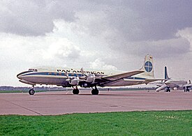 Douglas DC-6B N5024K Pan Am OO-SDG di HAJI 02.05.64.jpg