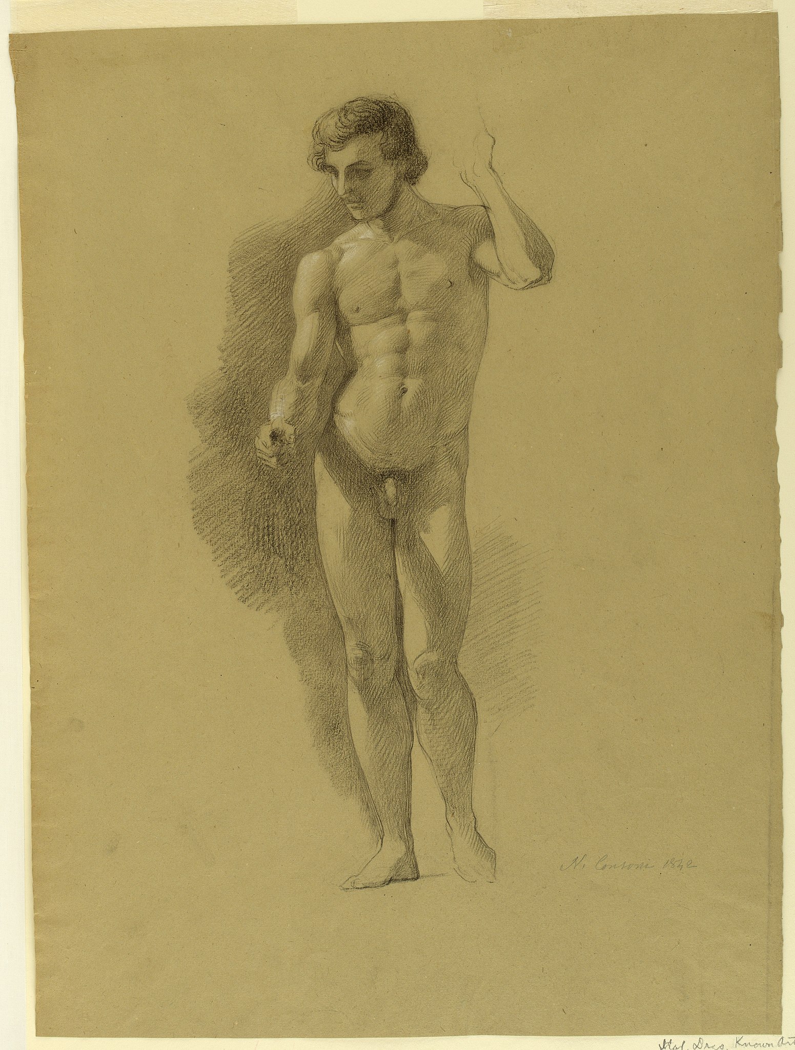 File:Drawing, Study of a Male Nude, 1842 (CH 18126963).jpg - Wikimedia Commons