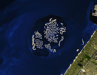 The World (archipelago) artificial archipelago of various small islands