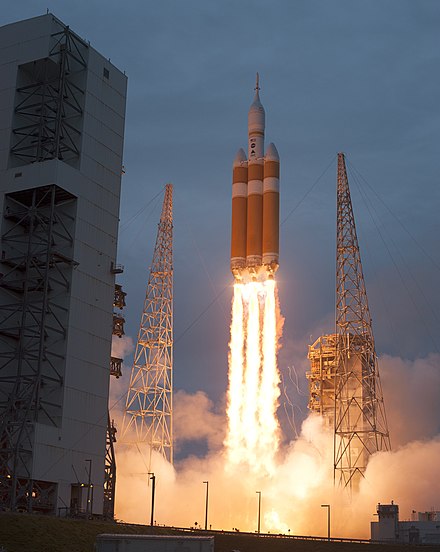 Orion test launches on a Delta IV Heavy, 2014