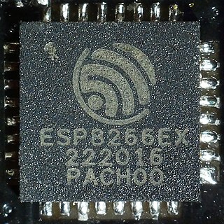 <span class="mw-page-title-main">ESP8266</span> System-on-a-chip microcontroller model with Wi-Fi
