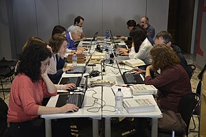 Editathon in Milan, Biblioteca Braidense, May 2023 01.jpg