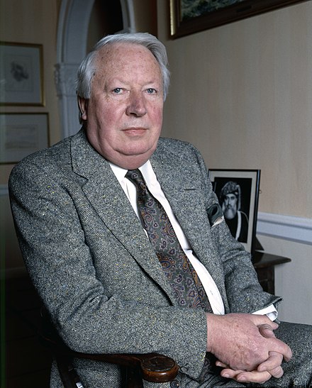 Heath in a portrait photograph taken at his Salisbury home
