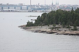 Helsinki vu de Pihlajasaari.