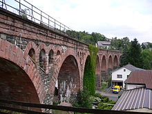 Viadukt der Aar-Salzböde-Bahn über das Schlierbachtal in Hartenrod