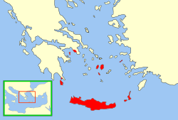 емірат Криту: історичні кордони на карті