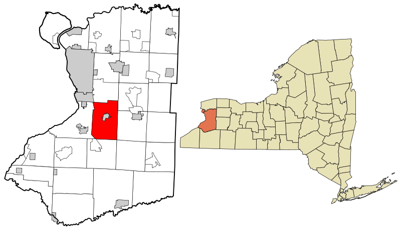 File:Erie County New York incorporated and unincorporated areas Orchard Park (town) highlighted.svg