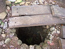 Ancient, historic escape tunnel site (Baler, Aurora, Philippines) Ermitaes2cjf.JPG