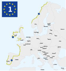 EuroVelo Route 1.svg