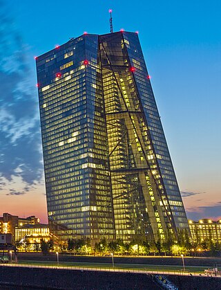 <span class="mw-page-title-main">Seat of the European Central Bank</span> Headquarters of the ECB in Frankfurt, Germany