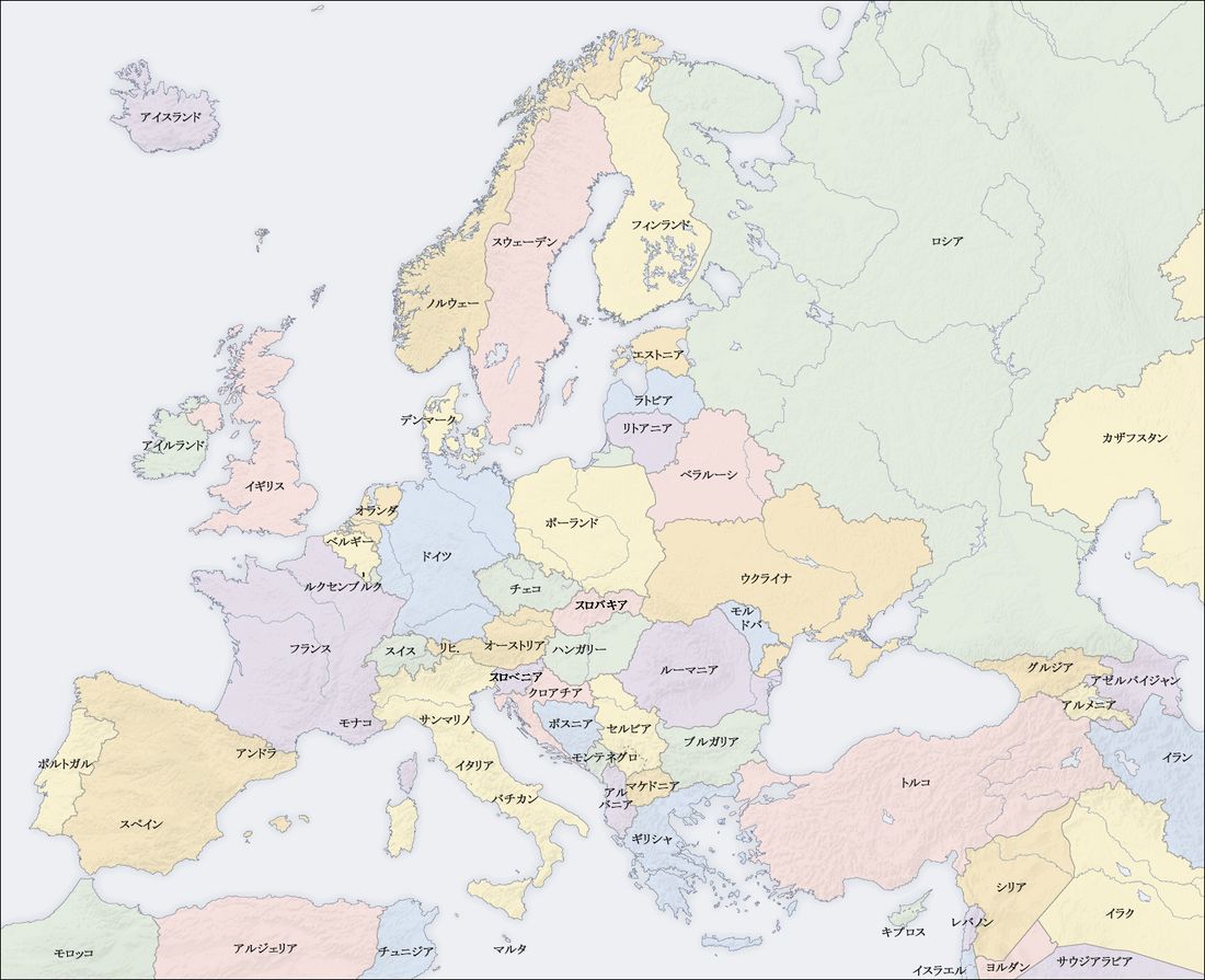 File:Europe countries map ja.png