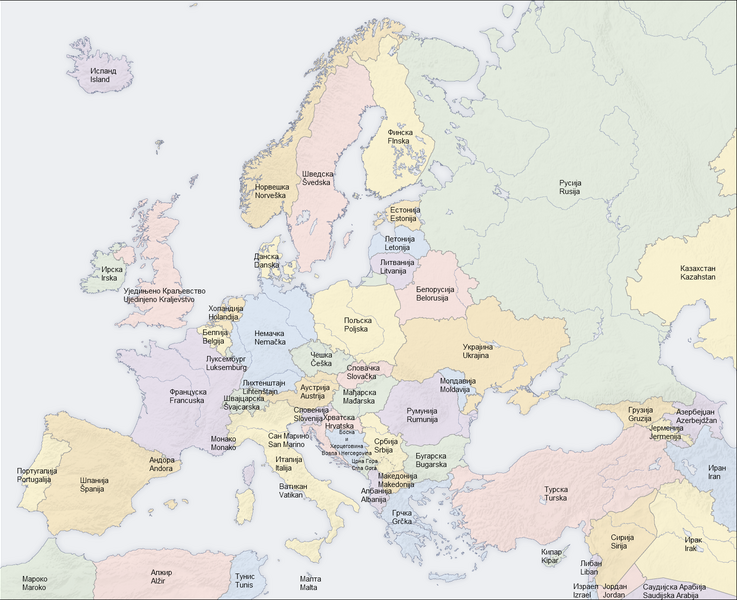 File:Europe countries map sr.png