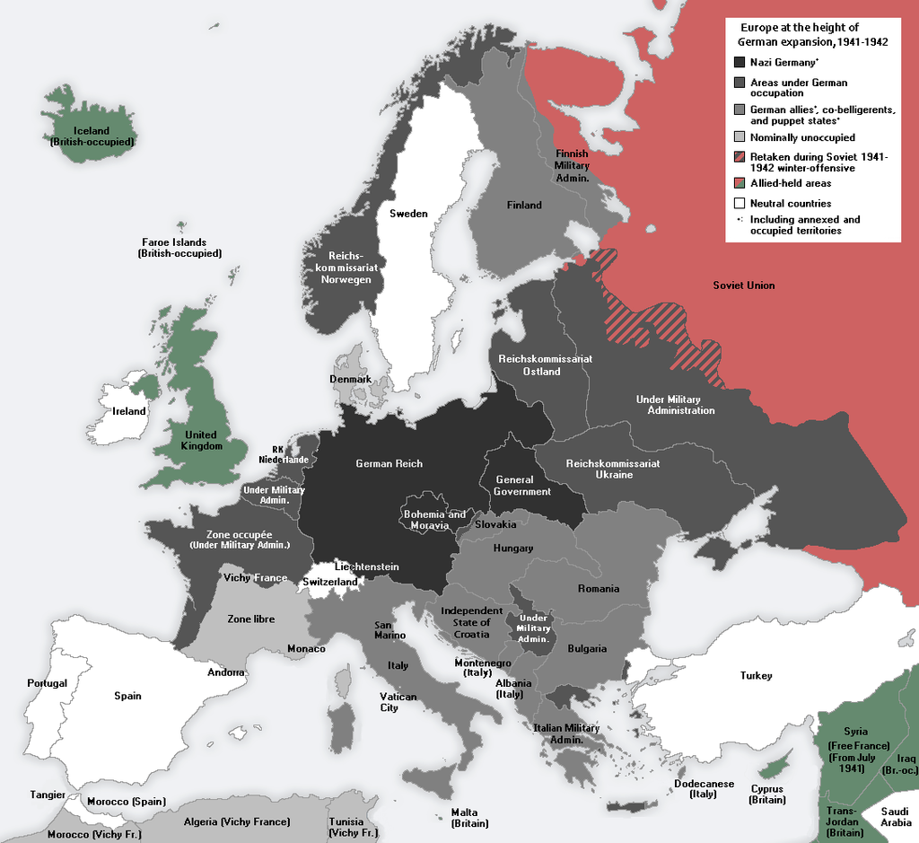 Germania Nazionalsocialista - Mappa