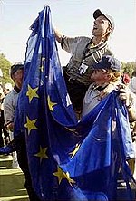 Europe wins 2004 Ryder Cup Europe wins.jpg