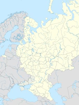Mapa de localización Rusia Europea
