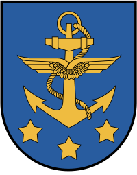 Våbenskjold fra flådens kommando