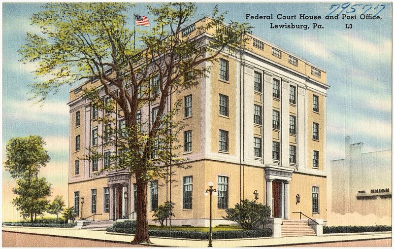 File:Federal court house and post office, Lewisburg, Pa (79577).jpg