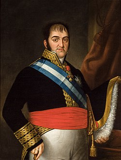 Fernando VII de España, por Luis de la Cruz.