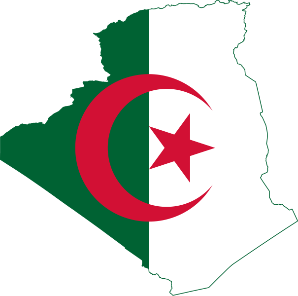 File:Flag map of Algeria.svg