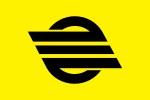 Flag of Miyoshi-town, Tokushima (1967-2006).svg