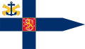 Drapeau du commandant de la marine de Finlande