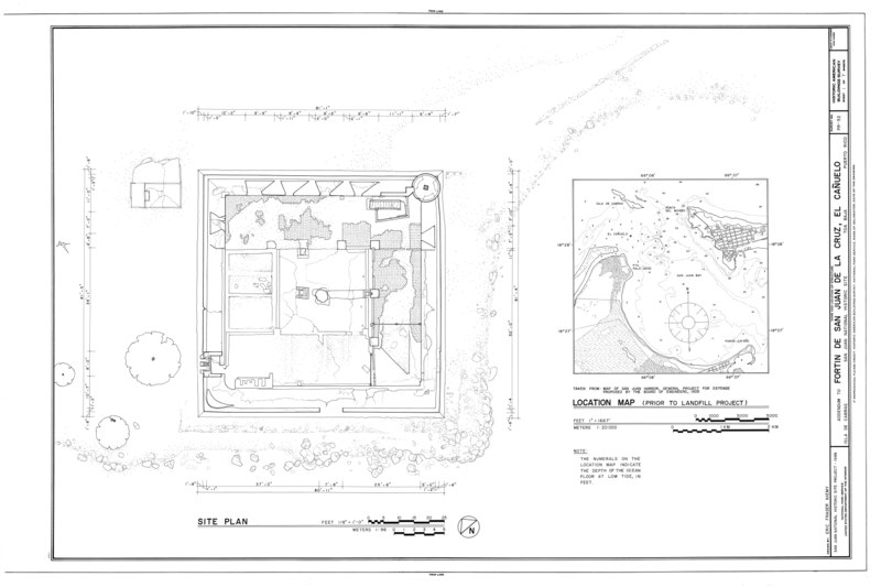 File:Fortin de San Juan de la Cruz, El Canuelo, Isla de Cabras, San Juan, San Juan Municipio, PR HABS PR,7-SAJU,11- (sheet 1 of 7).tif