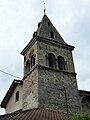 Glockenturm der Kirche Saint-Martin
